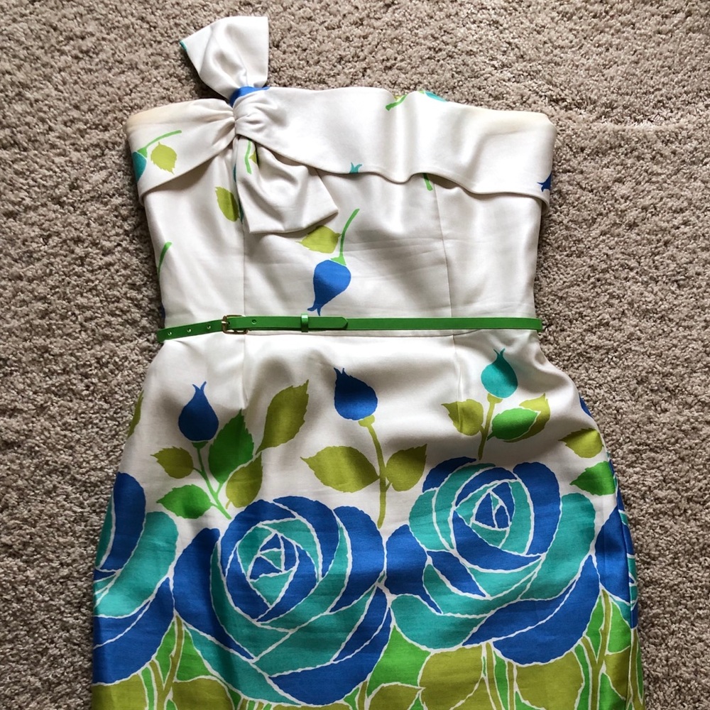 Strapless Floral Kate Spade Size 10